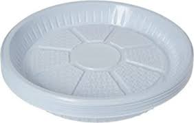 Disposable round plate 9"_0