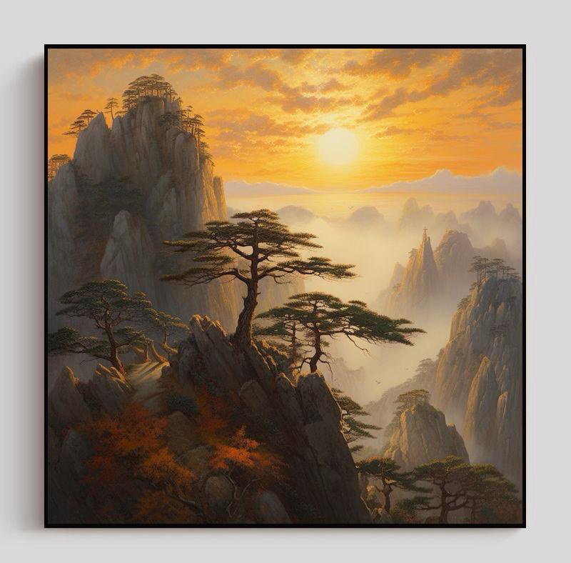 Canvas Wall art wooden frame (size 60*80)_4