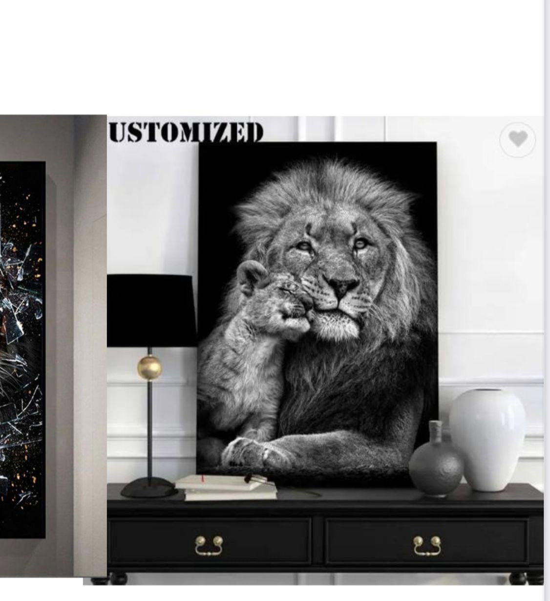 Canvas Wall art wooden frame (size 60*80)_13