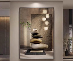 Canvas Wall art wooden frame (size 60*80)