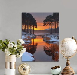 Canvas Wall art wooden frame (size 60*80)