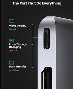 ✨ UGREEN Hub USB-C Multiport pour MacBook 💻 | HDMI 🎥 + 3xUSB 3.0 ⚡ + SD/TF 📸 + Thunderbolt 3 🚀