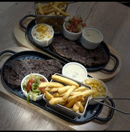 Steak aux champignon 