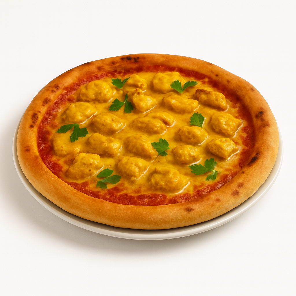 BUTTER CHICKEN PIZZA