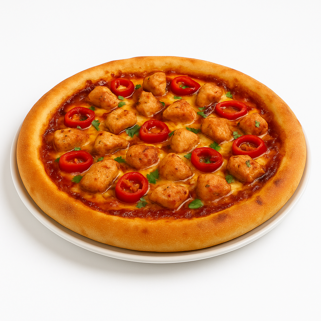  BBQ CHICKEN & PEPPADEW PIZZA