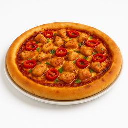  BBQ CHICKEN & PEPPADEW PIZZA