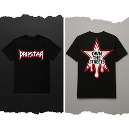 T-SHIRT OTS BLACK