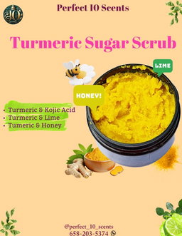 Turmeric body scrub