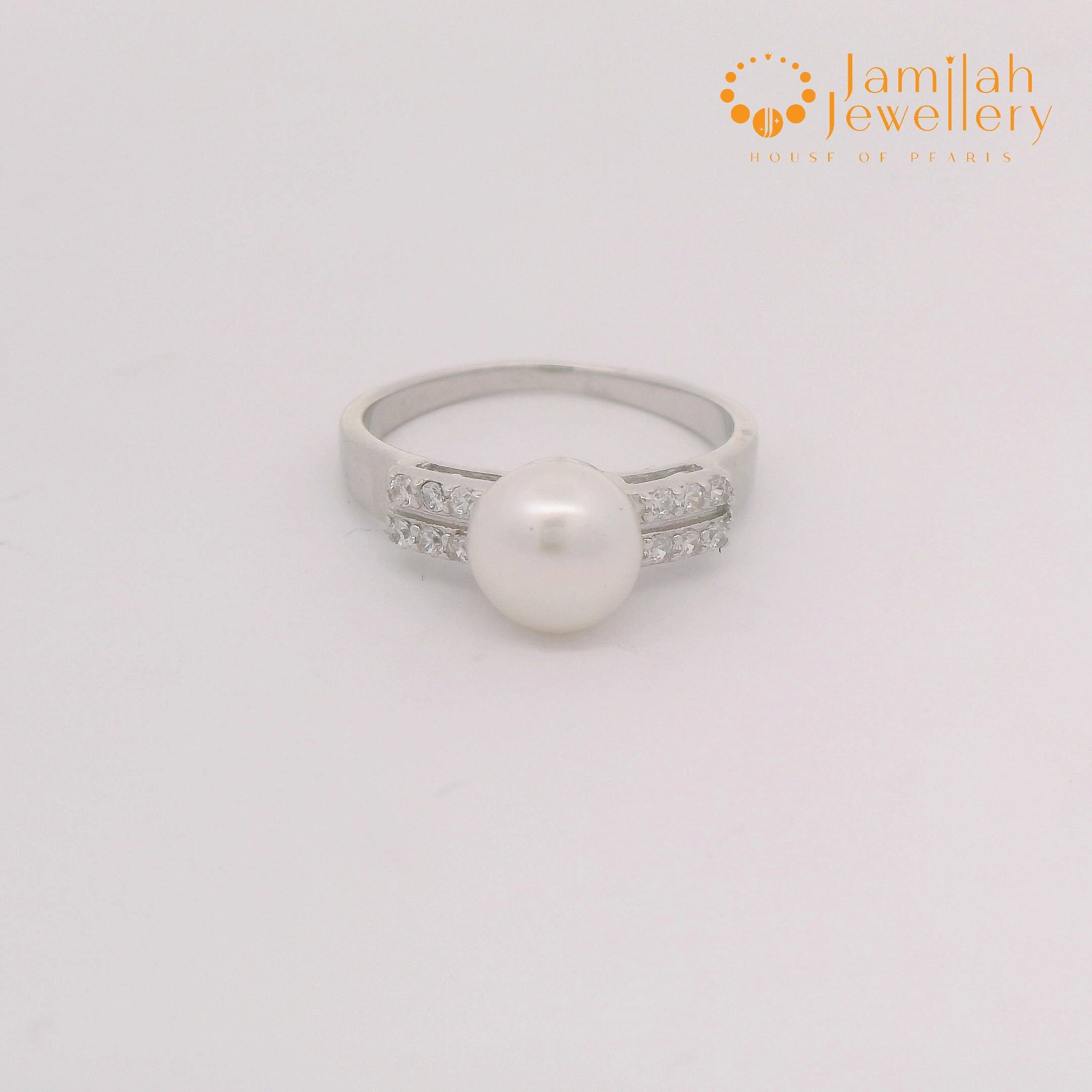 Silver 925 Genuine Pearl Ring_0