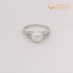 Silver 925 Genuine Pearl Ring