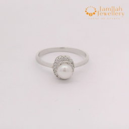 Silver 925 Genuine Pearl Ring