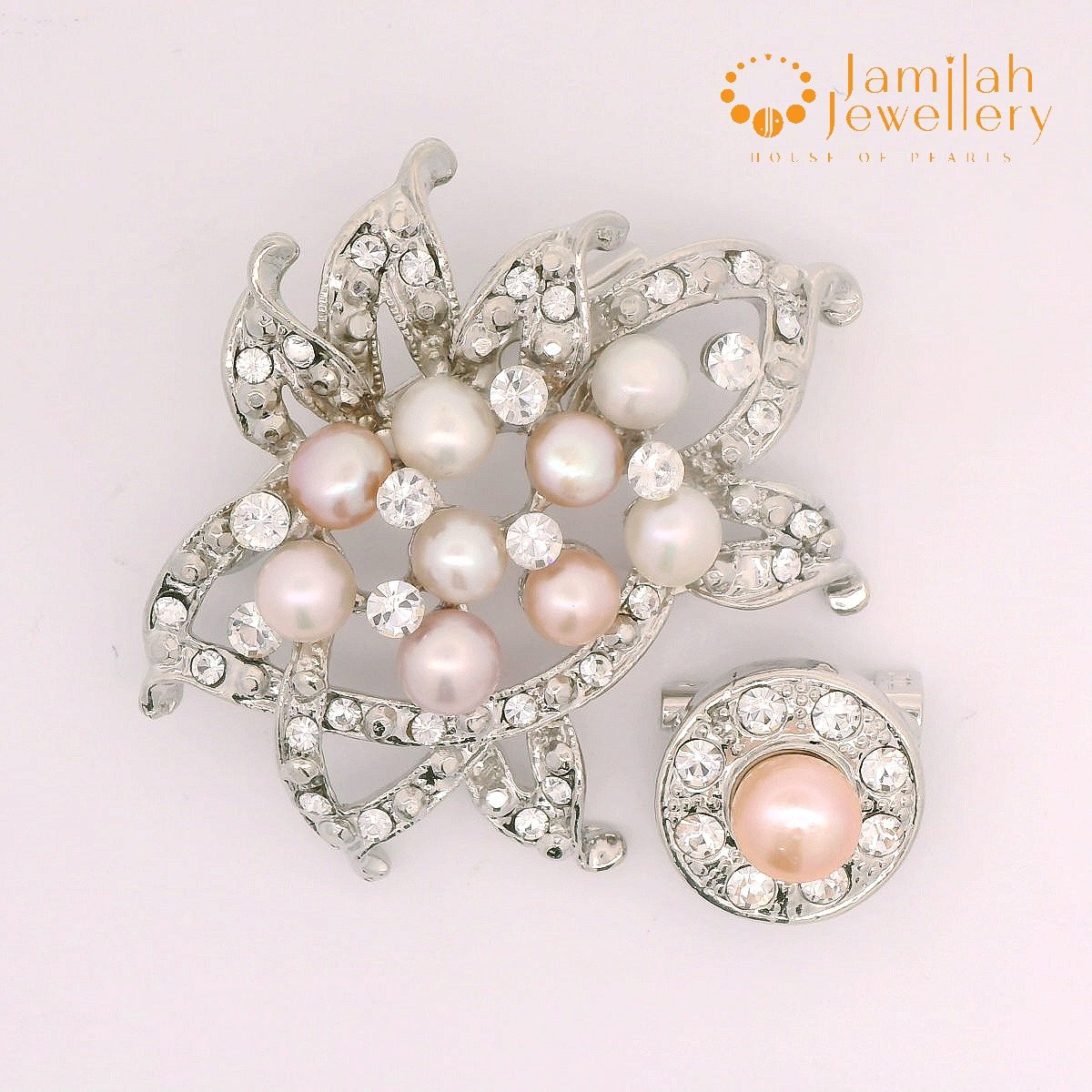 Brooch Multicolor Fresh Water Pearls_0