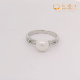 Silver 925 Genuine Pearl Ring