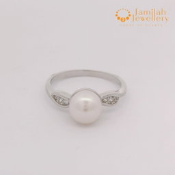 Silver 925 Genuine Pearl Ring