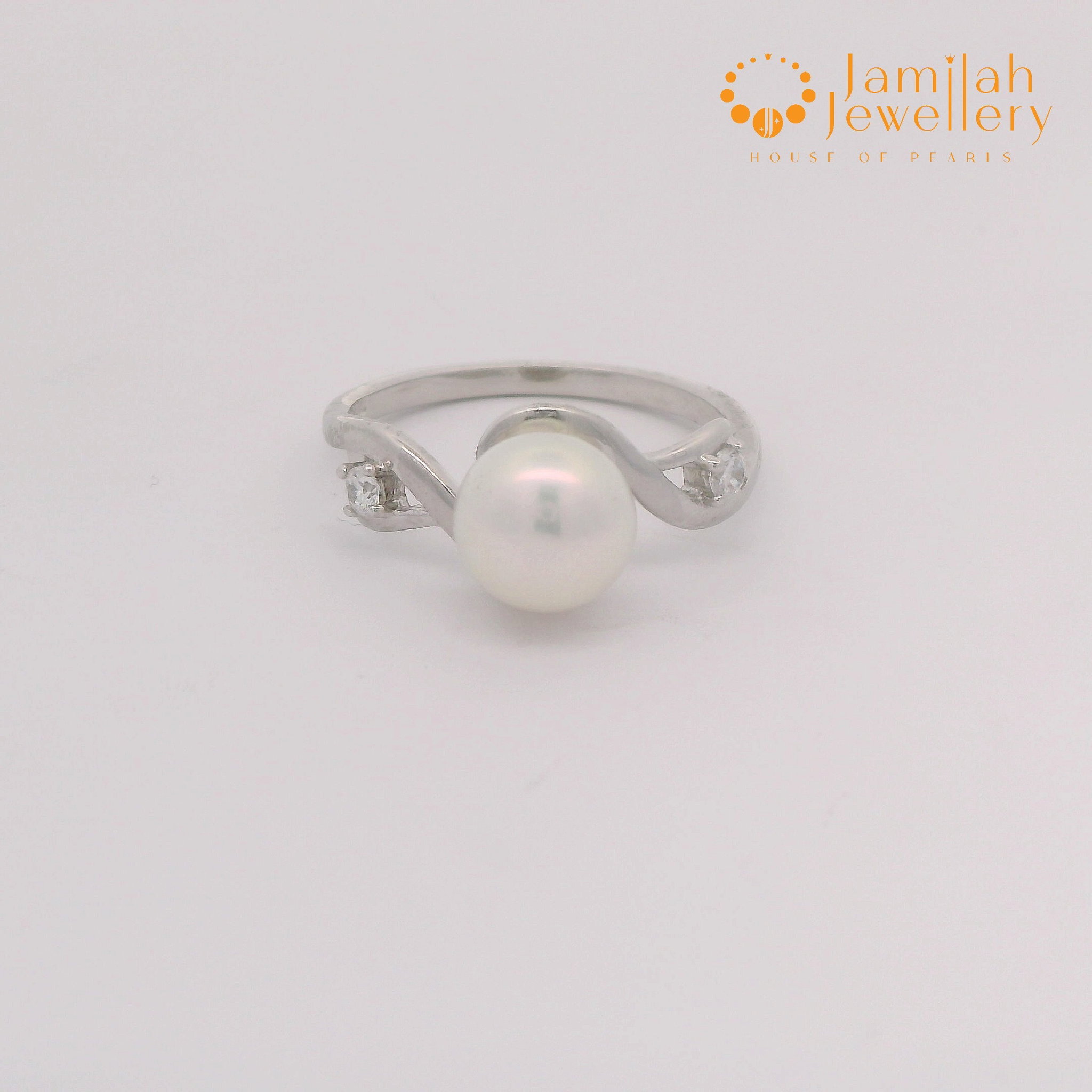Silver 925 Genuine Pearl Ring_0
