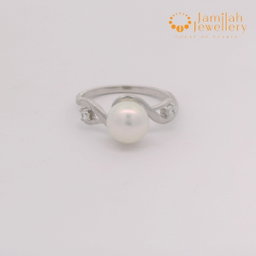Silver 925 Genuine Pearl Ring
