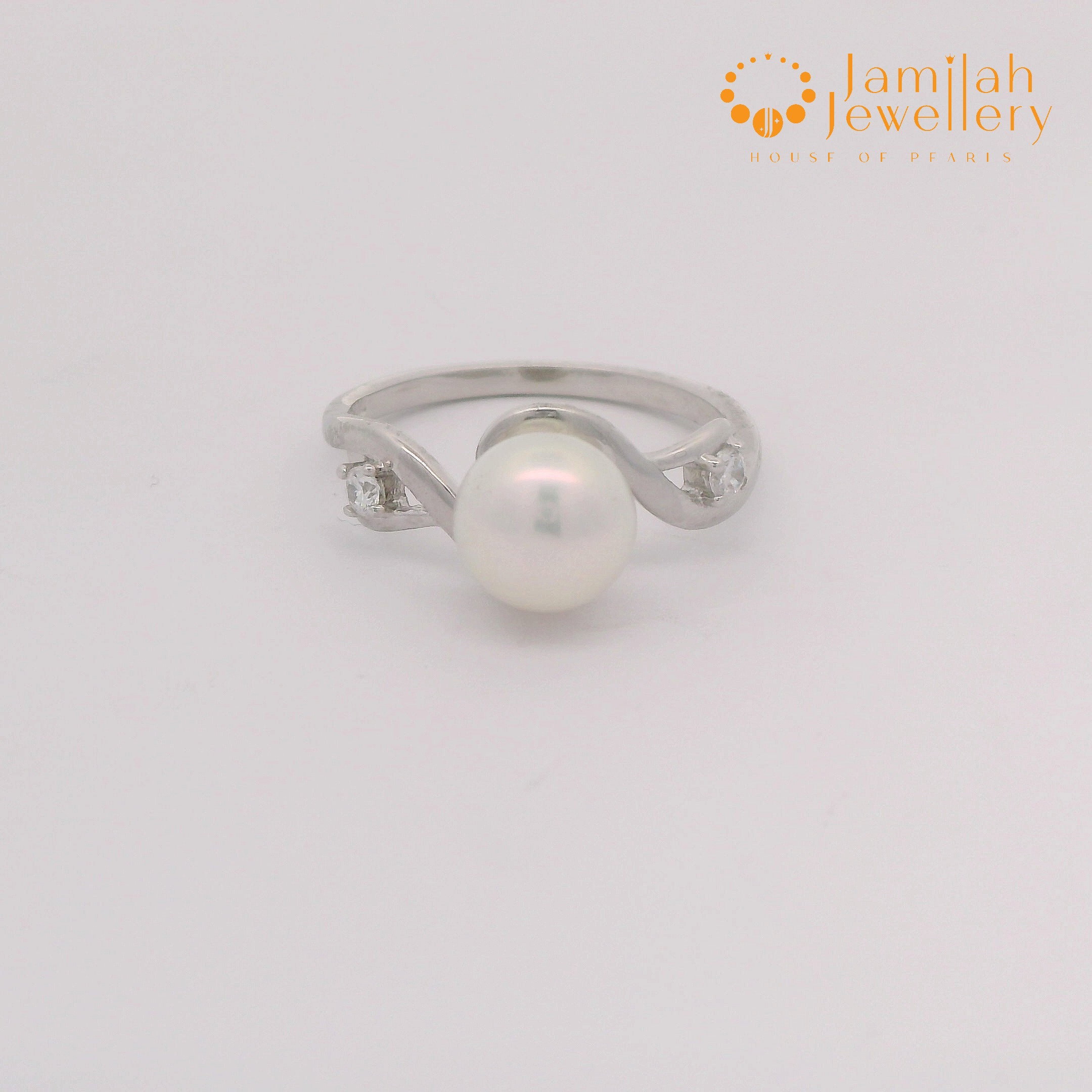 Silver 925 Genuine Pearl Ring
