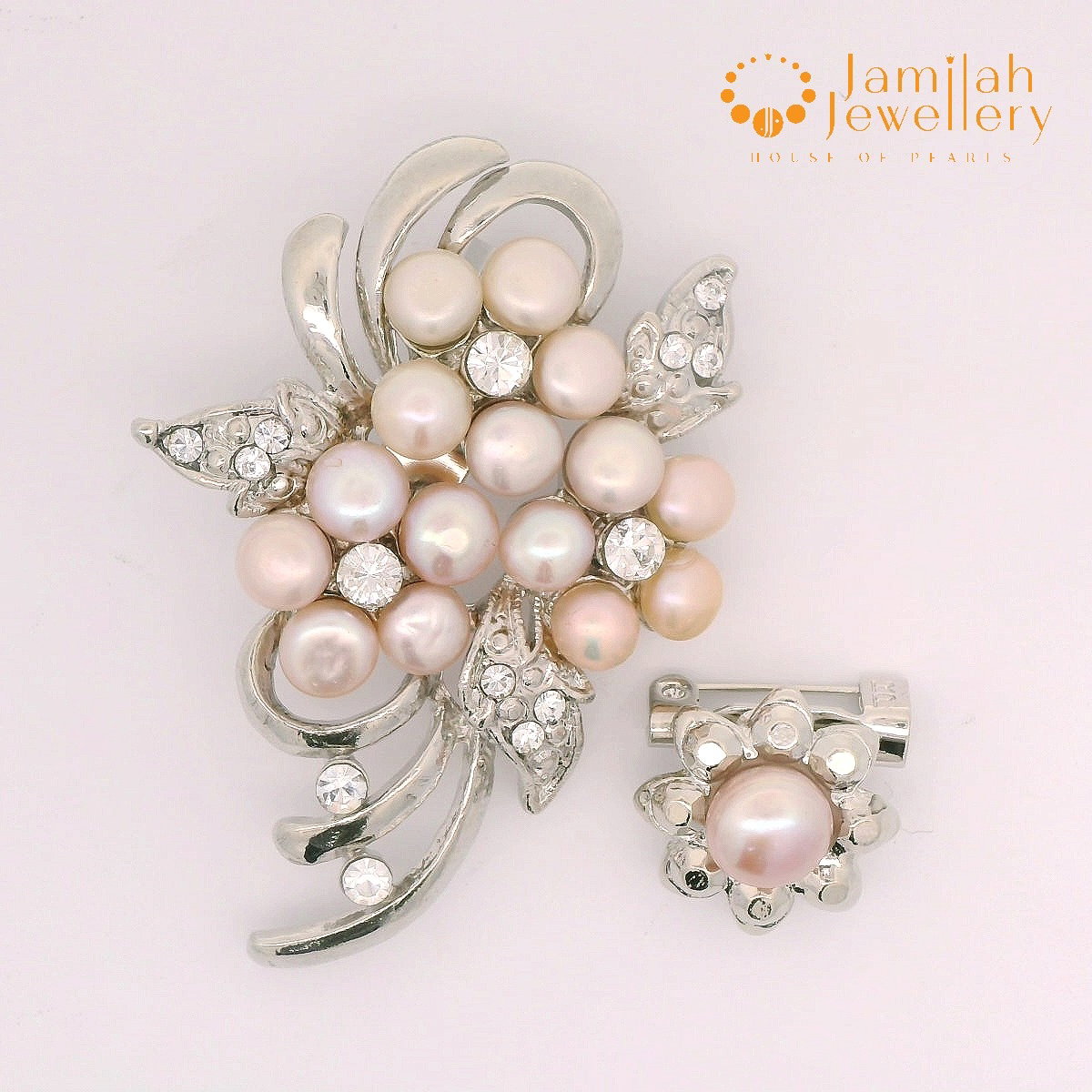 Brooch Multicolor Fresh Water Pearls_0