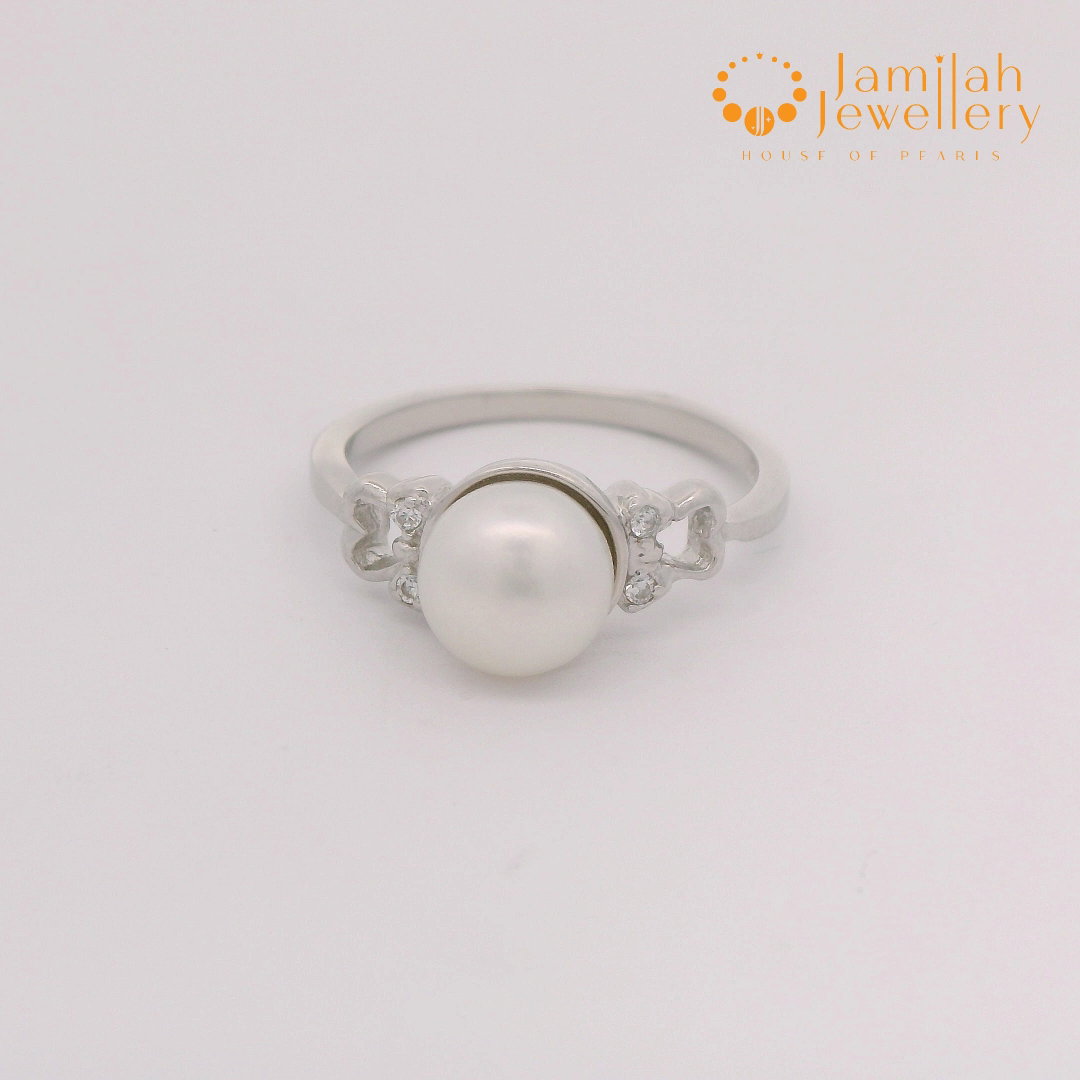 Ring Silver 925 With Genuine Pearl