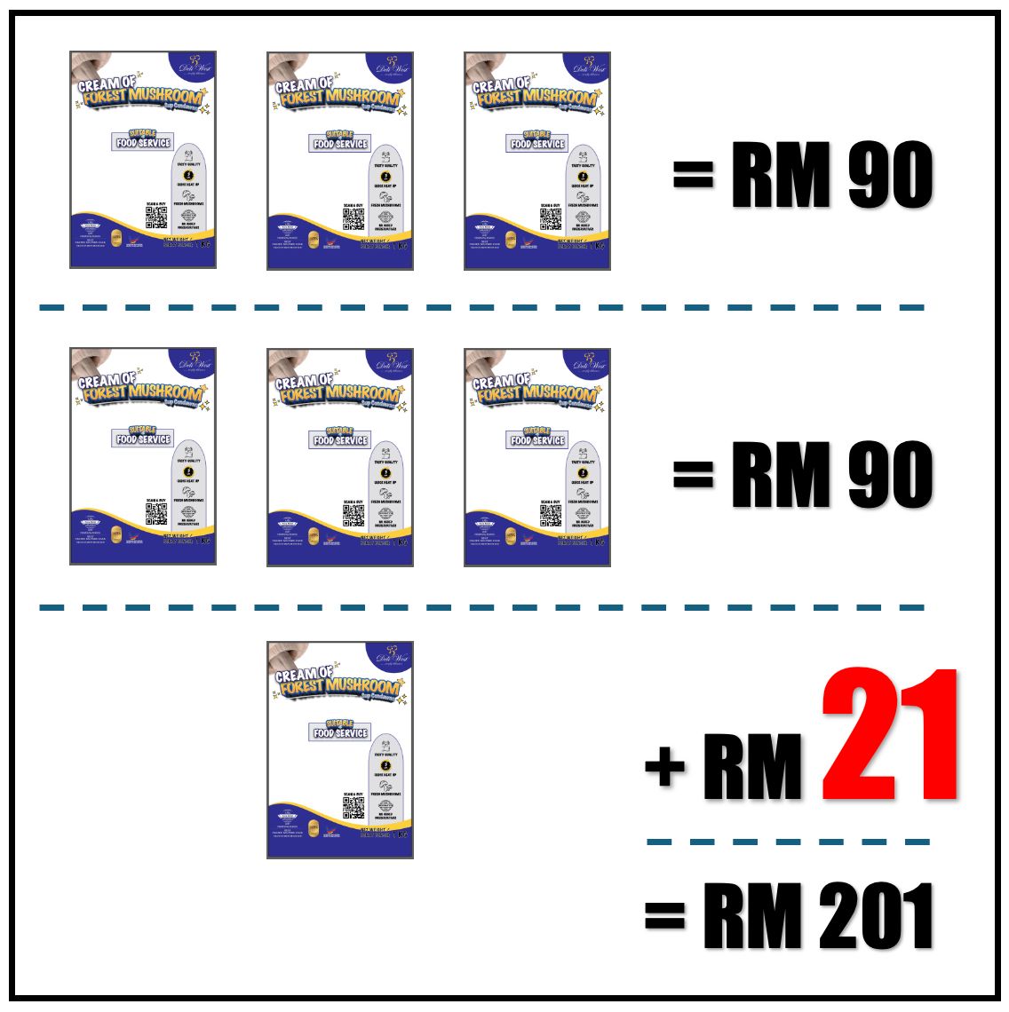 7 Pack - Mushroom Soup (1kg) - Speciallll Offerrrrrr_0