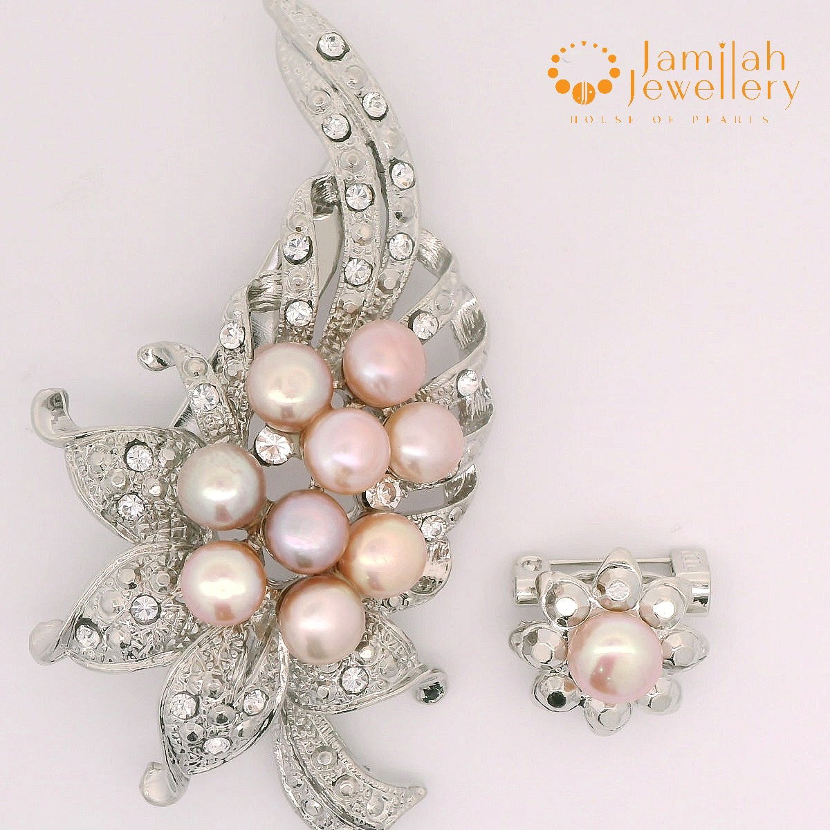 Brooch Multicolor Fresh Water Pearls
