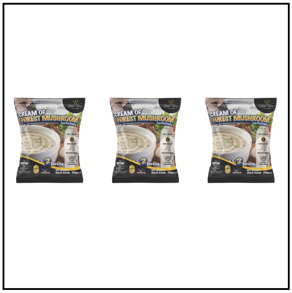 Set D - 3 Packs Mushroom Soup 500gm_0