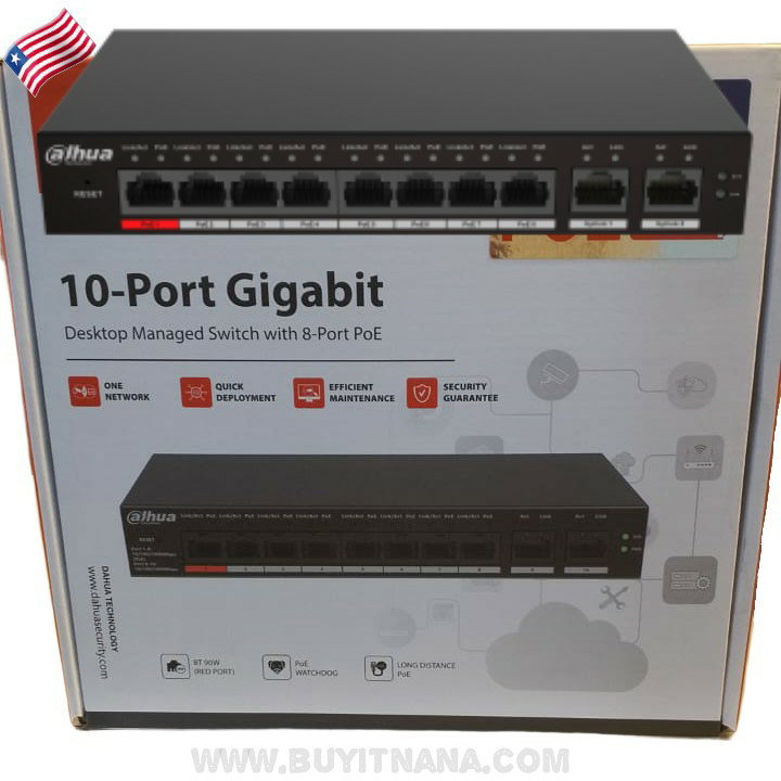 8-Port 10/100mbps +2-Port Gigabit Desktop Managed Switch