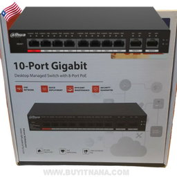 8-Port 10/100mbps +2-Port Gigabit Desktop Managed Switch