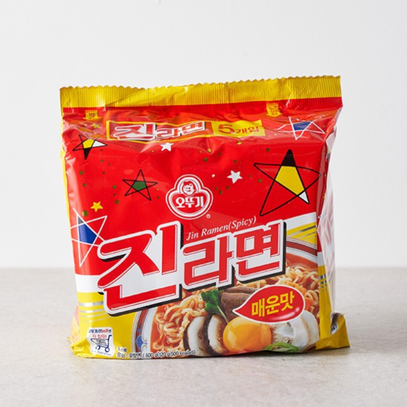 Jin Ramen Spicy (5ea) 국내용