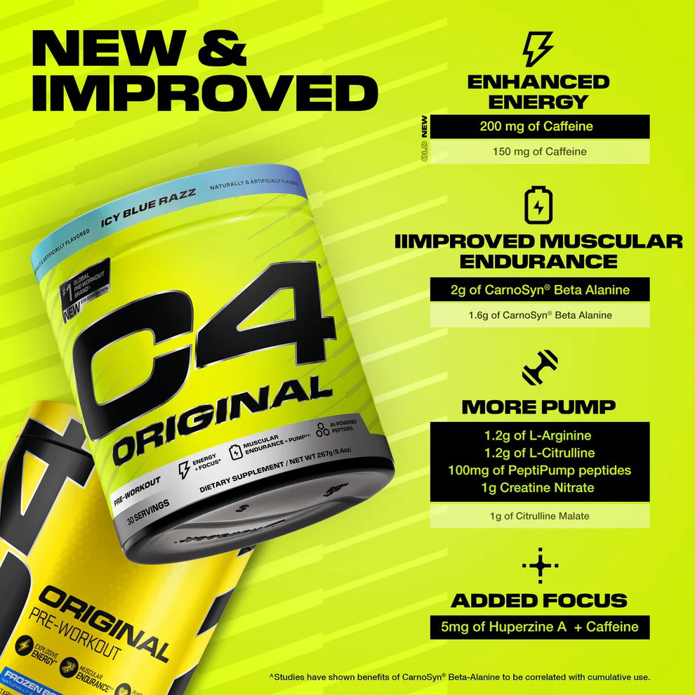 CELLUCOR C4 Original Pre Workout Powder 267g | 30 Servings_5