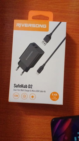 Chargeur mural Riversong SafeKub D2 + Câble Micro-USB Article_N°ARE_0007
