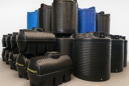 Plastic Water Storage Tank (2000L Vertical) 