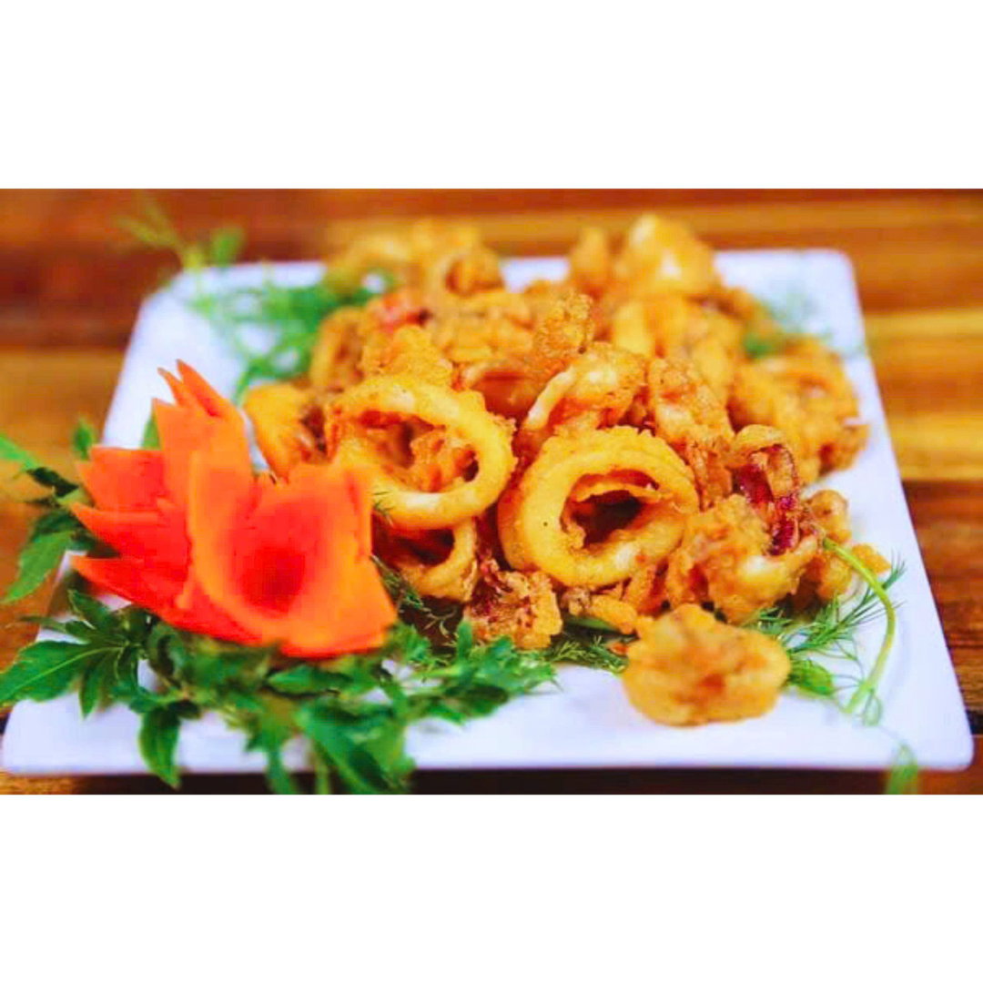 MỰC CHIÊN BƠ TỎI