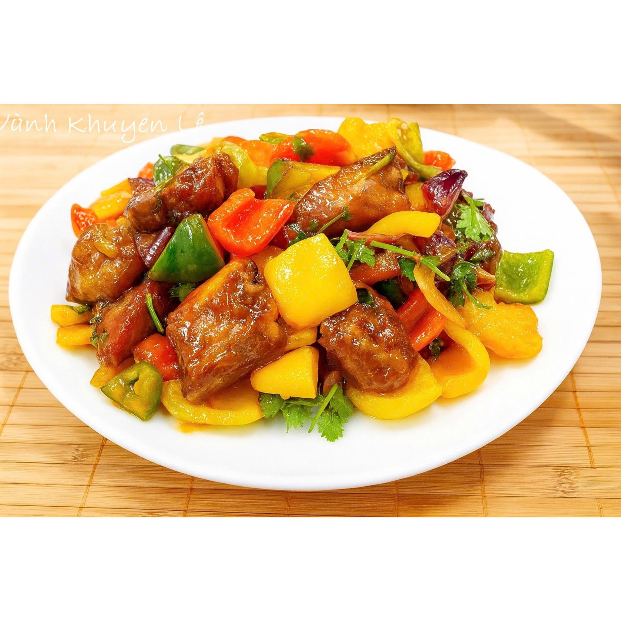 SƯỜN XÀO CHUA NGỌT KÈM CƠM TRẮNG_0