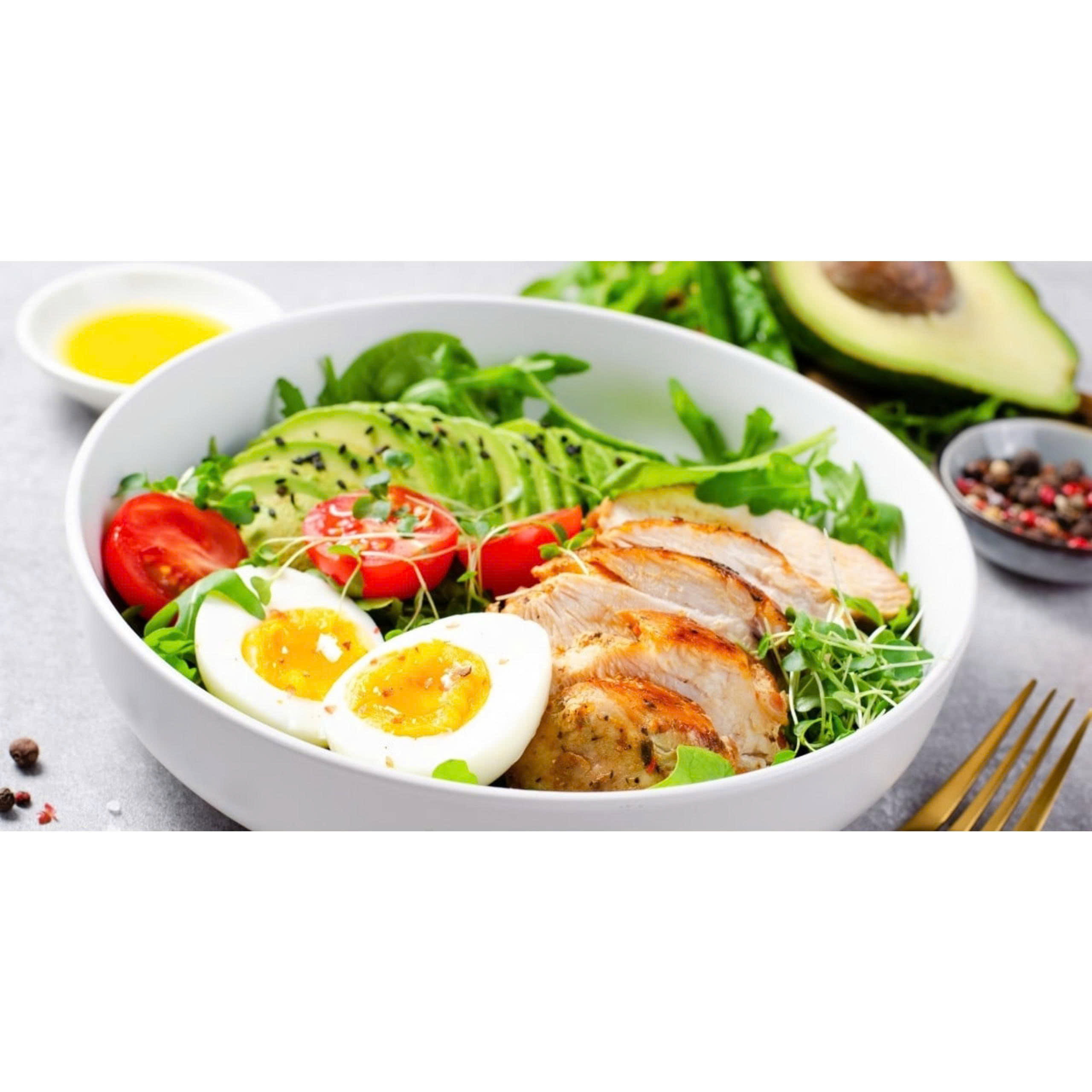 SALAD GÀ & TRỨNG