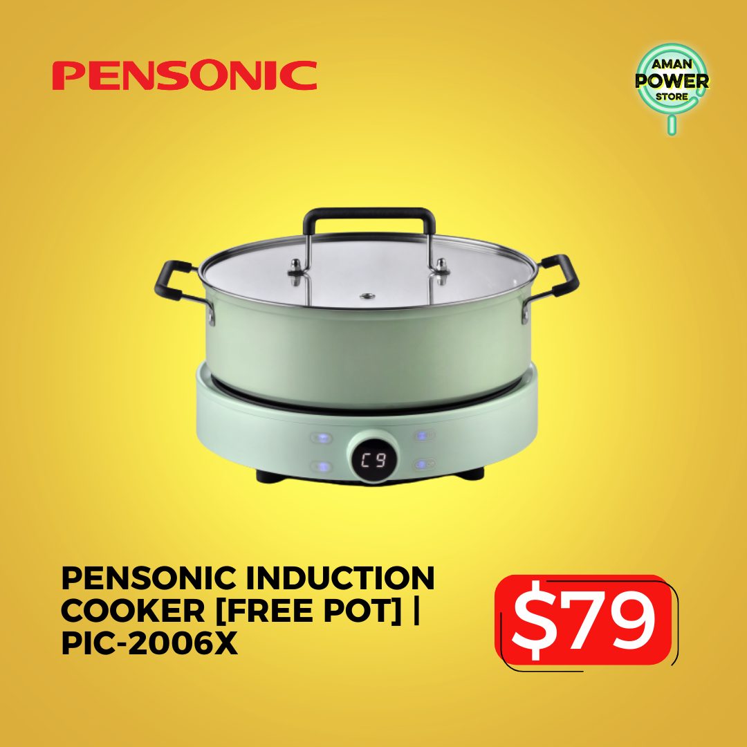Pensonic Induction Cooker [Free Pot] | PIC-2006X