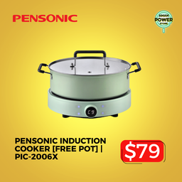 Pensonic Induction Cooker [Free Pot] | PIC-2006X
