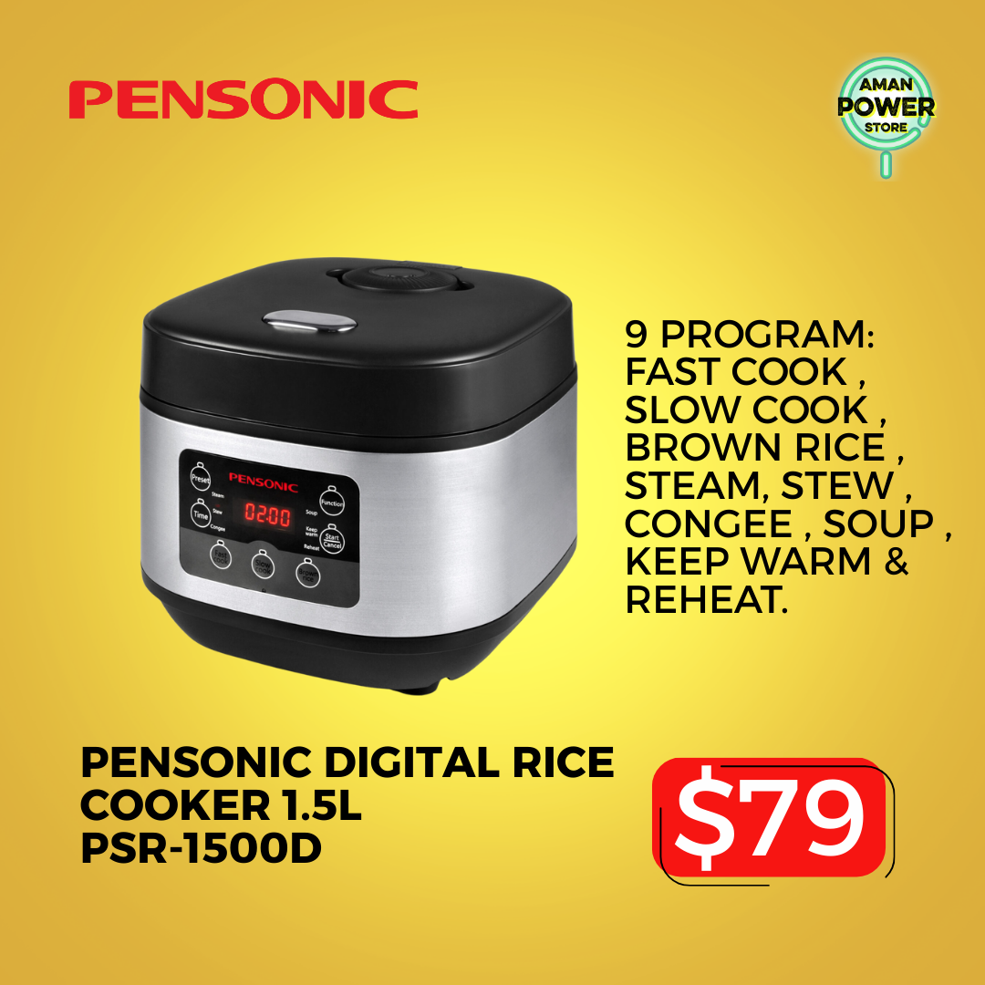 Pensonic Digital Rice Cooker 1.5L PSR-1500D
