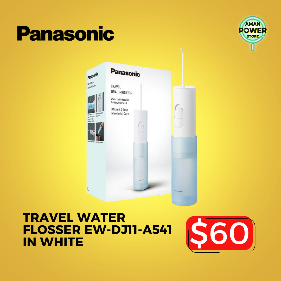 Travel Water Flosser EW-DJ11-A541 in White