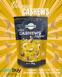 Golden orchid premium delicious cashews natural 250g_0