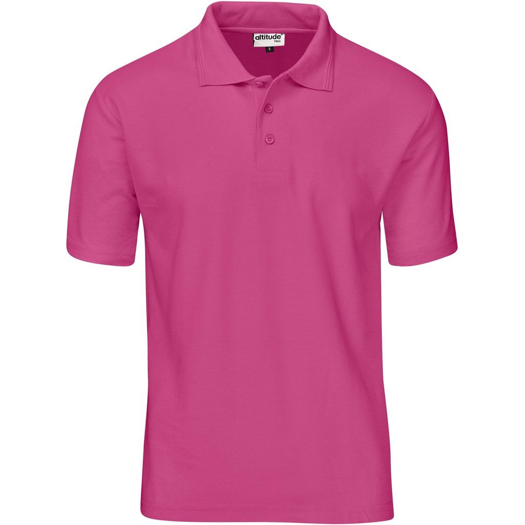 Mens Basic Pique Golf Shirt_12