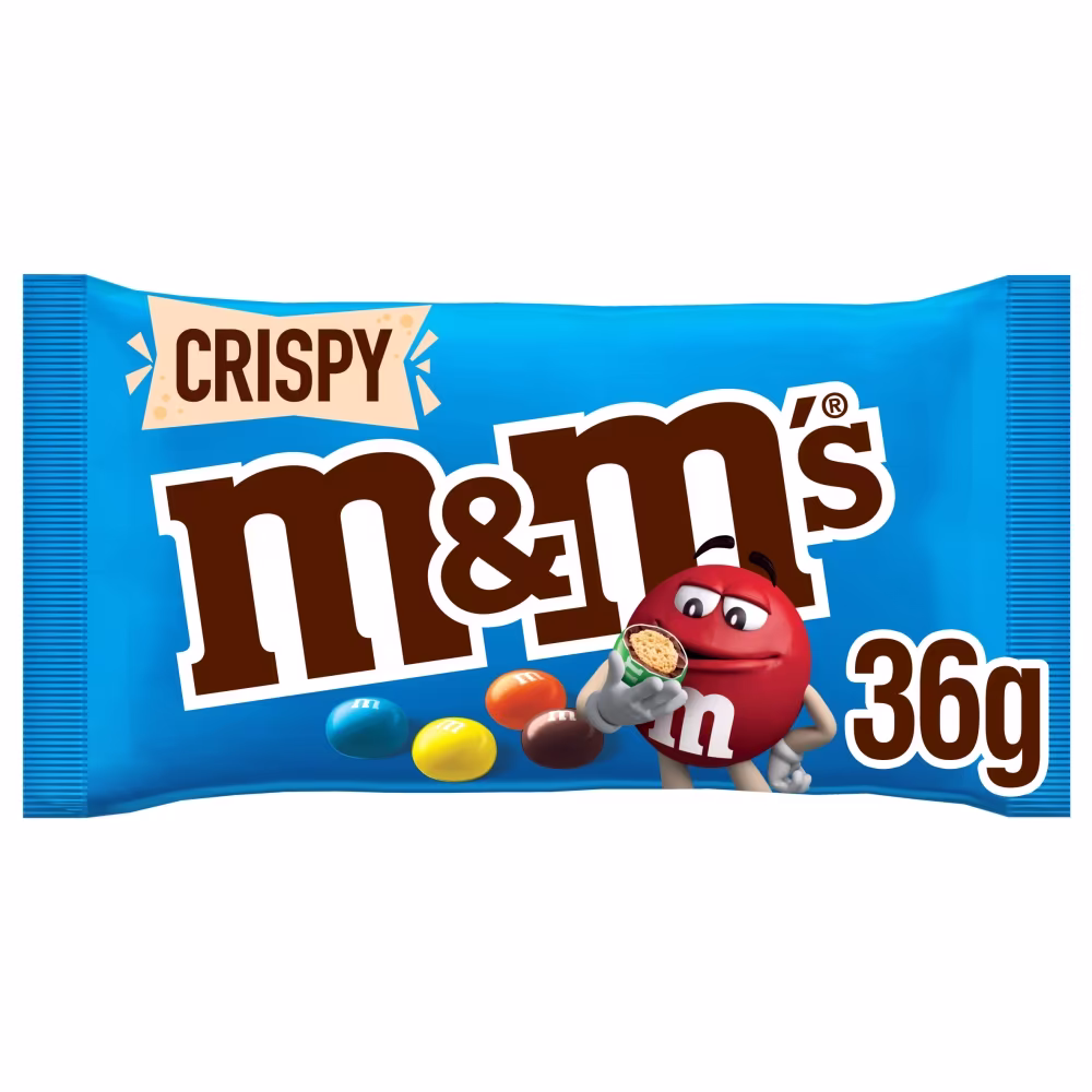 M&M Crispy Pieces & Milk Chocolate 45g