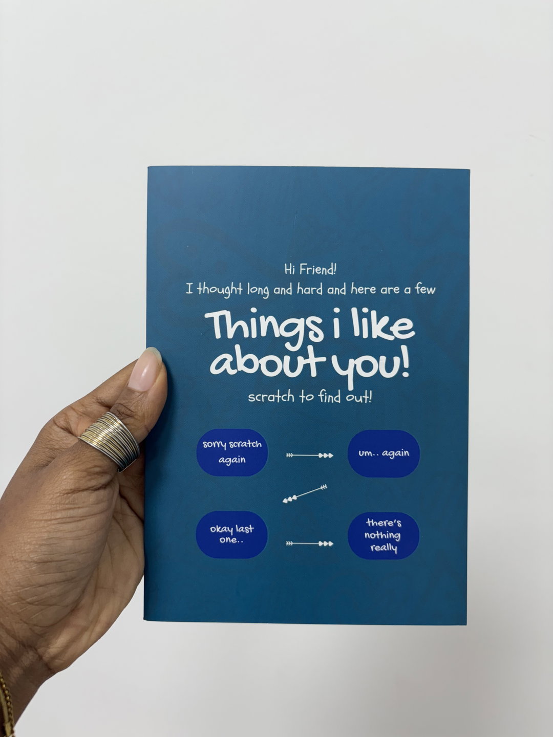 Things I like about you -  Scratch Card