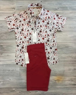 Short Sleeve Shirt and Long Pants Outfit