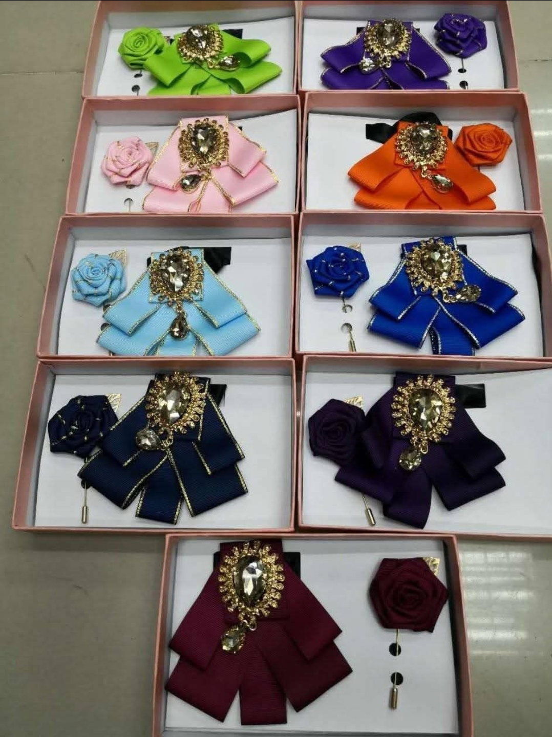 Multicolored Bow Ties