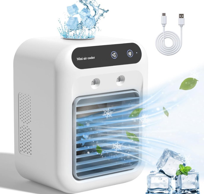 Mini Air Conditioner & Humidifier (Rechargeable) _2