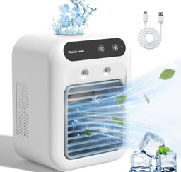 Mini Air Conditioner & Humidifier (Rechargeable) 