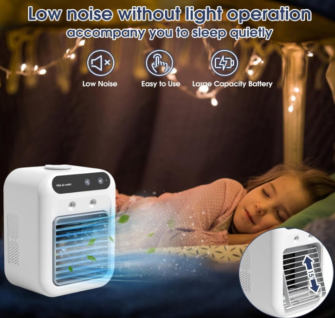 Mini Air Conditioner & Humidifier (Rechargeable) _3