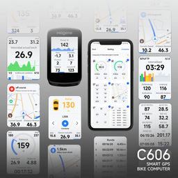 CicloComputadora Magene GPS C606