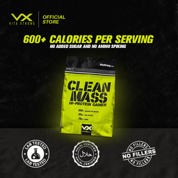 VITAXTRONG Clean Mass Hi-Protein Gainer (10lbs/4.5kg) | Build Muscle, High protein, Max Muscle Growth [VX]